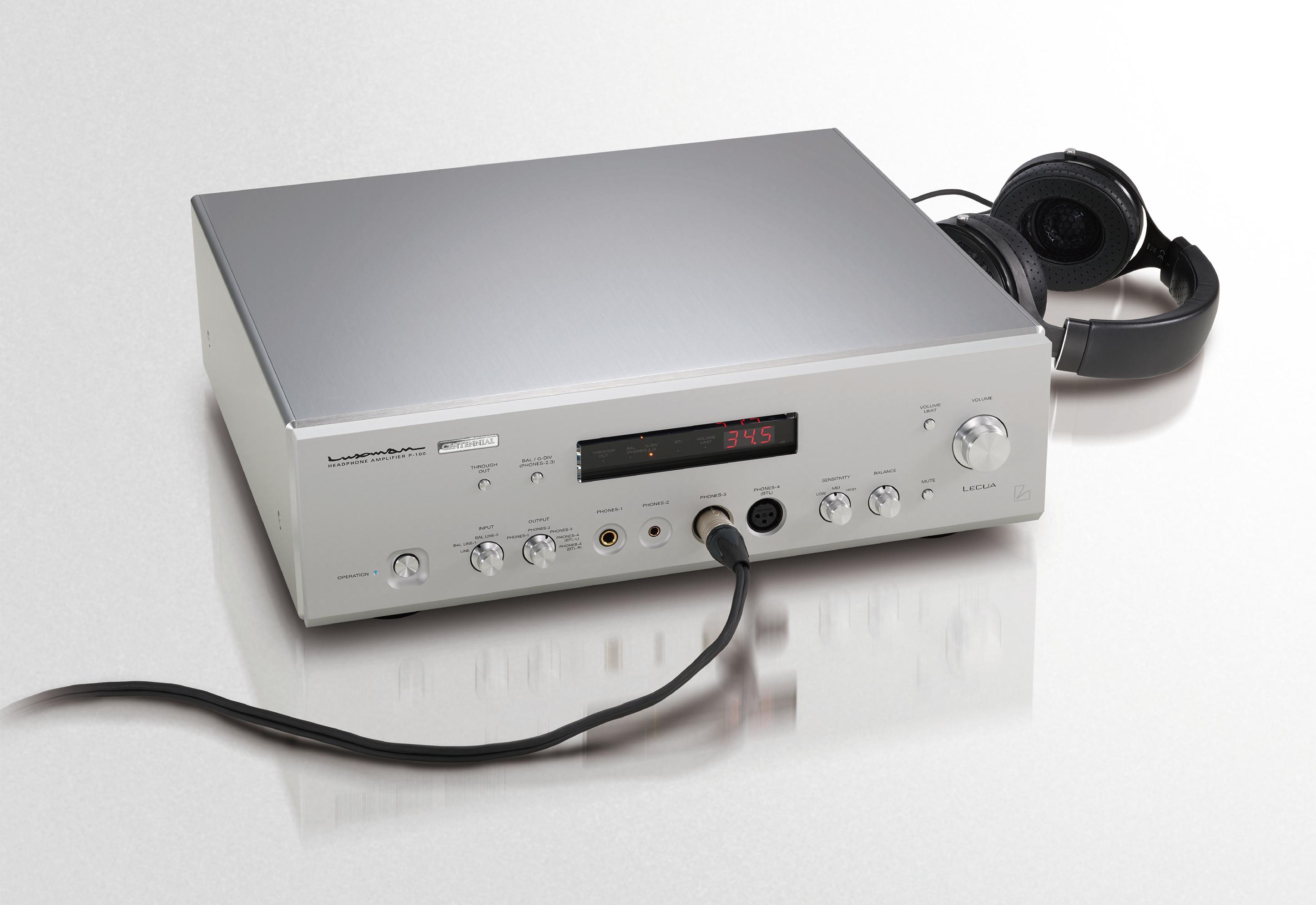 LUXMAN P-100 CENTENNIAL 耳機放大器：百年紀念的巔峰之作，3月底震撼上市